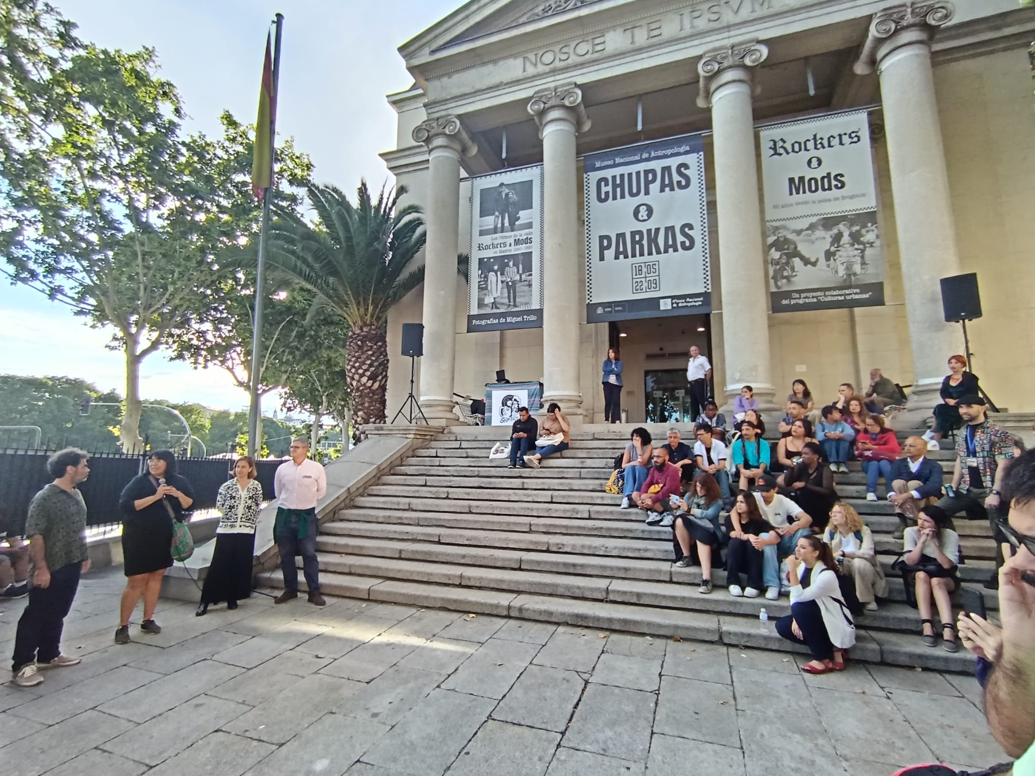 Inauguración de la exposición Migración&Cultura en el Museo Nacional de Antropología. Junio